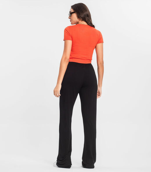 Calça Pantalona Feminina Endless Preto