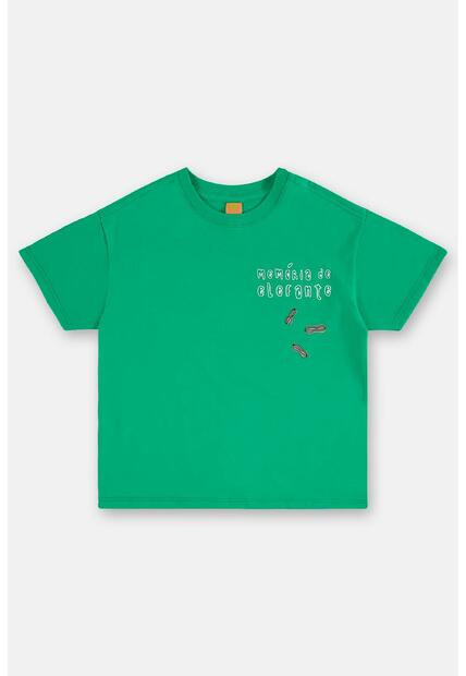 Conjunto Menino Camiseta e Bermuda Três e Já