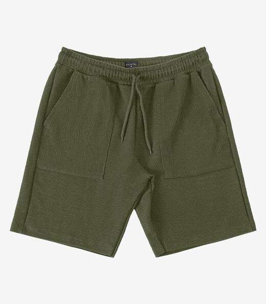 Bermuda Masculina Moletinho Gorgurinho Diametro Verde