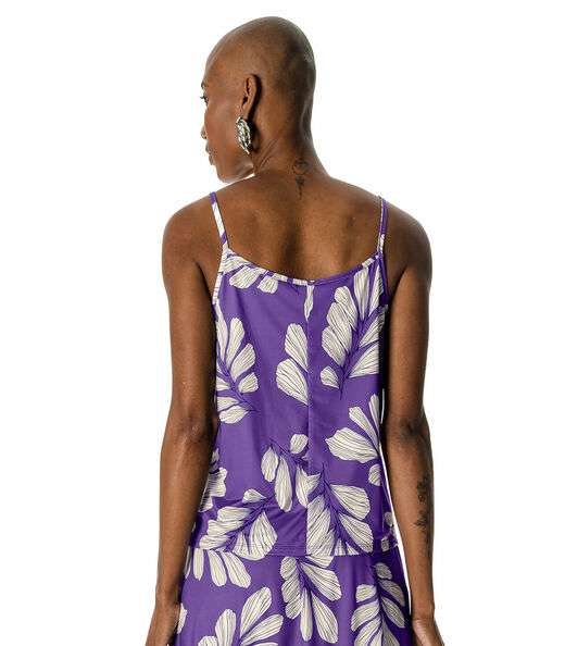Blusa De Alça Feminina Liganete Strong Rovitex Roxo
