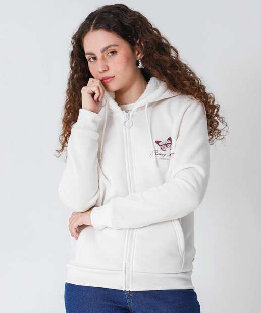 Image_Casaco Feminino Moletom Flanelado Marisa Off White