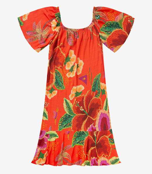 Vestido Ciganinha Infinita Cor Vermelho