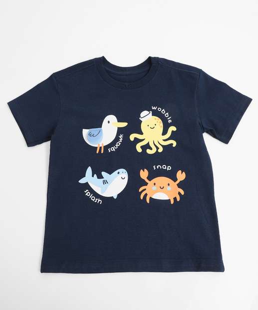 Image_Camiseta Infantil Fundo do Mar Marisa Tam 1 a 3 Azul