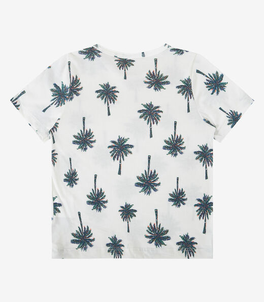 Camiseta Infantil Masculina Infinita Cor Bege