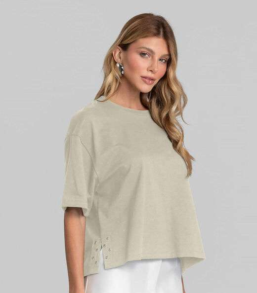 Image_T- Shirt Feminina Manga Curta Box Dianna Bege