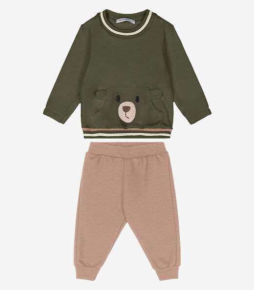 Conjunto Blusão Com Calça Trick Nick Verde