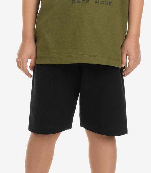 Conjunto Camiseta com Bermuda Masculino Rovi Kids Verde