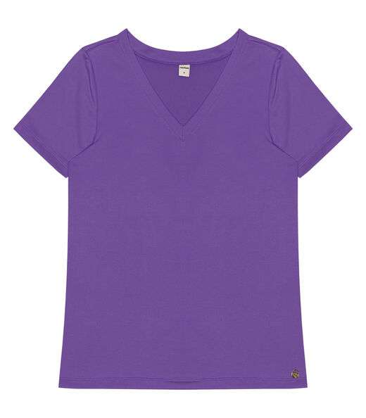 Blusa Feminina Malha Delicate Básica Rovitex Roxo