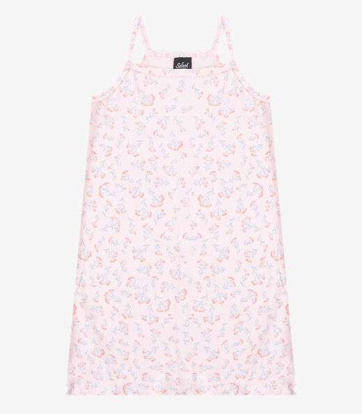 Vestido Infantil em Cotton Leve Rotativo Select Rosa