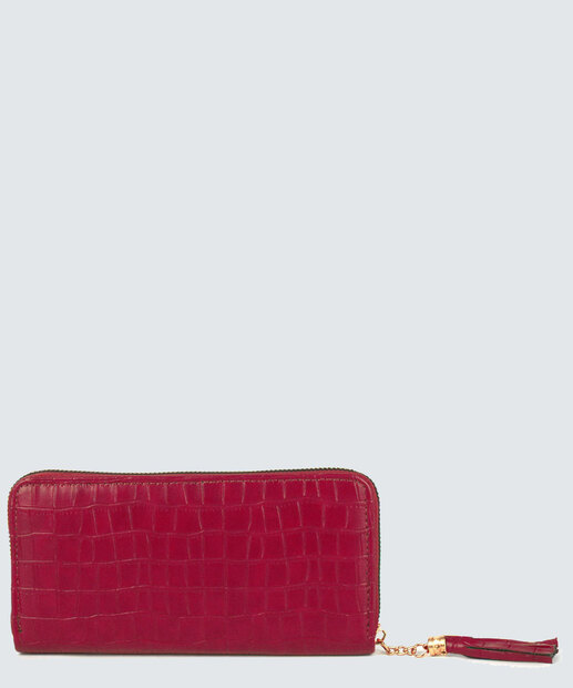 Carteira Feminina Textura Croco Gash