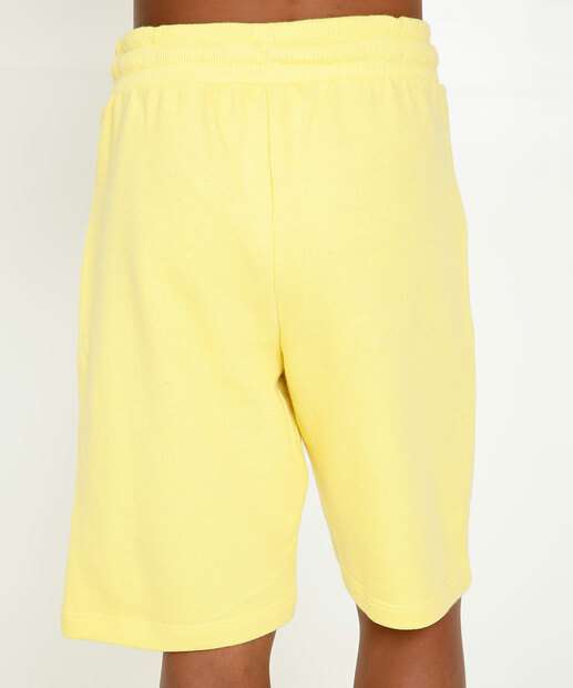 Bermuda Infantil Moletom Bolsos MR Tam 4 a 10   