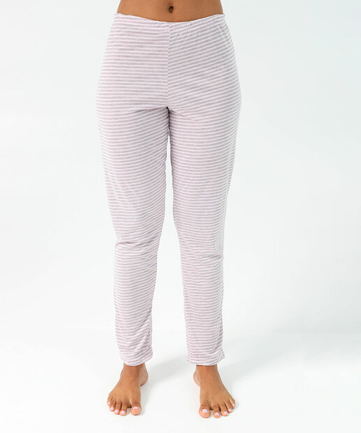 Pijama Feminino Estampa Panda Manga Longa Marisa Rosa