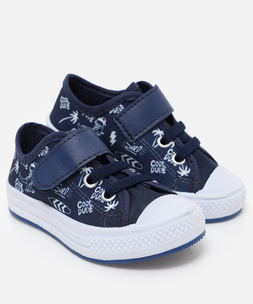 Tênis Infantil Casual Coqueiros Azul