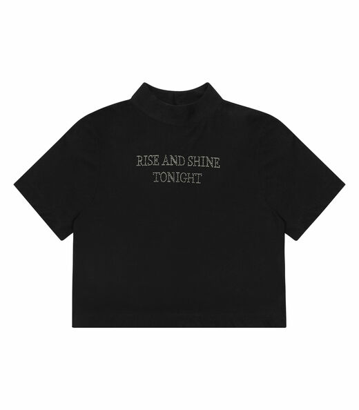 Blusa Feminina Com Gola Alta Endless Preto