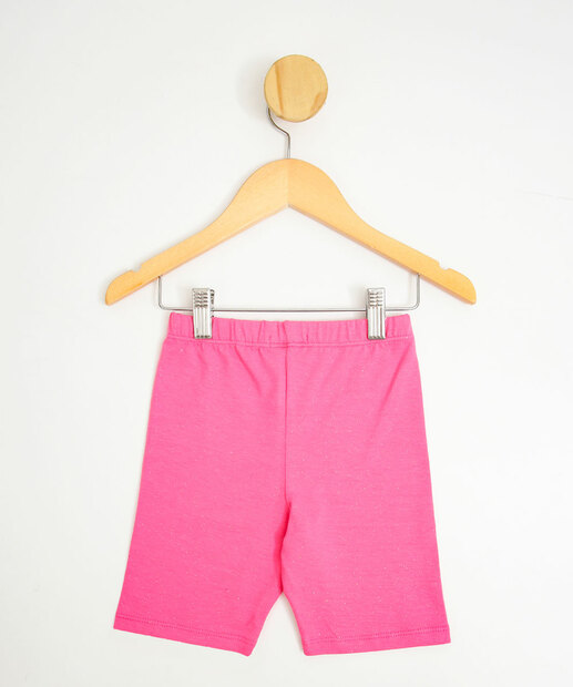Short Infantil Cotton Glitter Marisa Tam 1 a 4