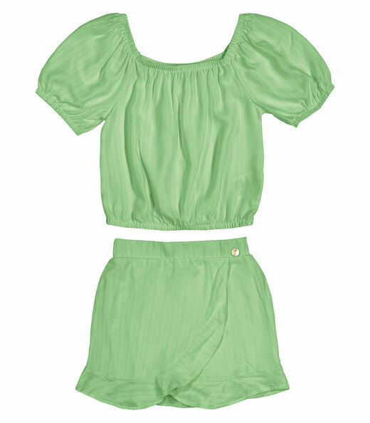 Conjunto Infantil Feminino Ciganinha Trick Nick Verde