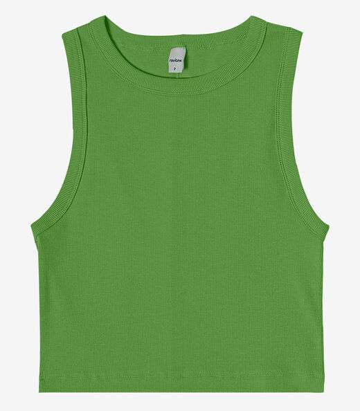 Regata Cropped Feminina Ribana Rovitex Verde