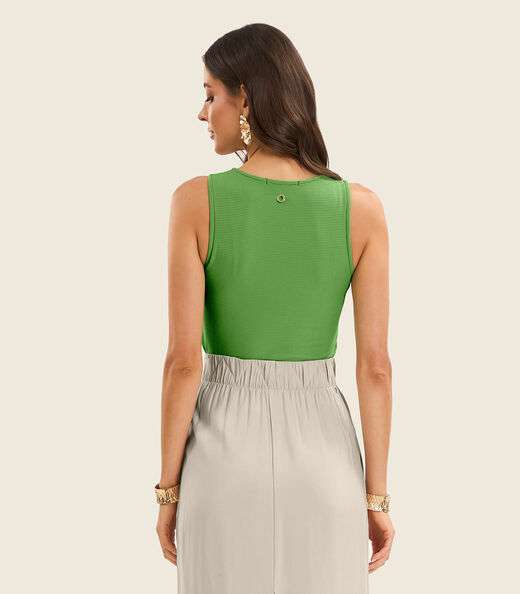 Regata Feminina em Poly Gorgurinho Endless Verde