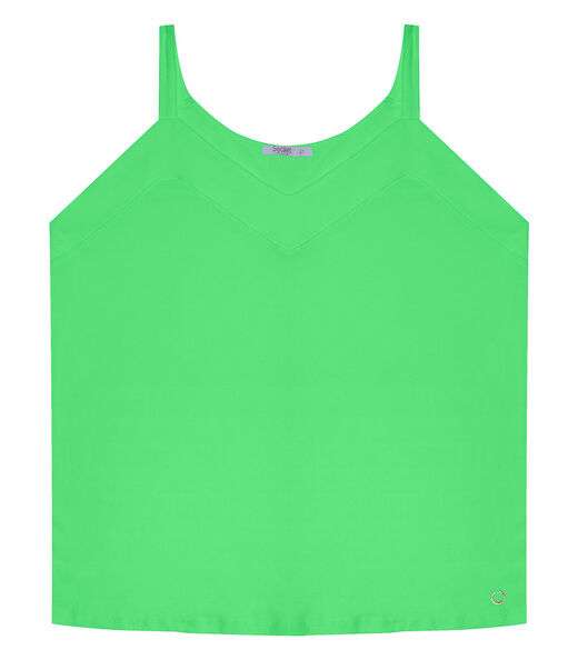 Blusa De Alça Feminina Plus Size Secret Glam Verde