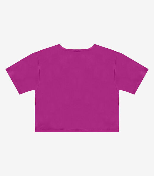 Blusa Feminina em Molecotton Viscose Infinita Cor Roxo