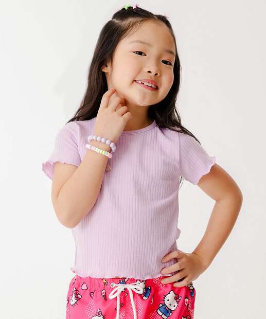 Image_Blusa Infantil Canelada Manga Curta Tam 4 a 10