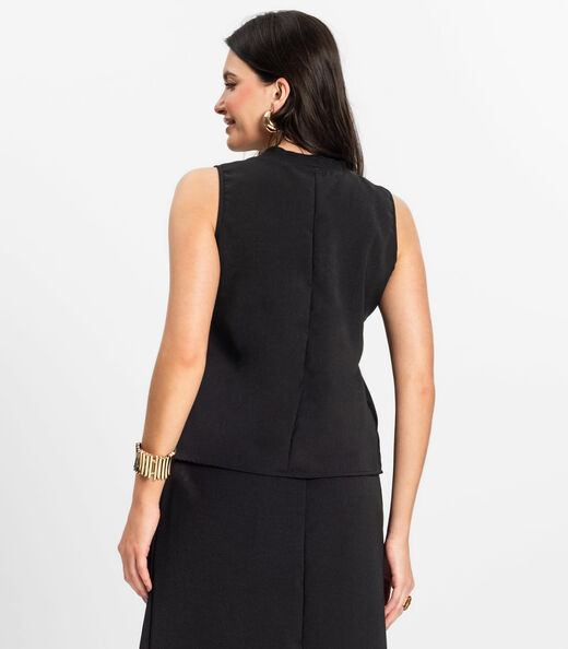 Regata Feminina Twill Cey Rovitex Preto