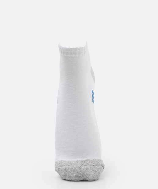 Kit 3 Pares Meias Masculina Cano Curto MR Branco