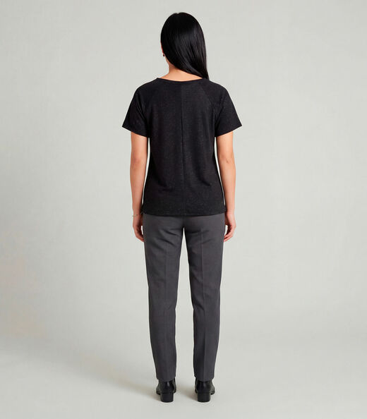 Blusa Feminina Básica Infinita Cor Preto