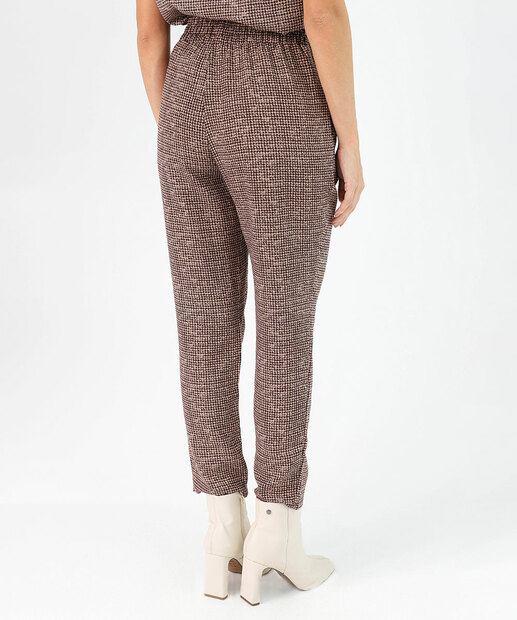 Calça Feminina Clochard Pied Poule Marisa Cinza