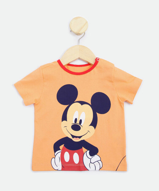 Camiseta Infantil Bebê Mickey Disney Tam 0 a 18 Meses