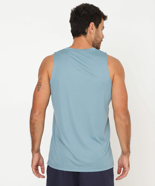 Regata Masculina Dry Fit Fitness MR Azul