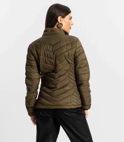 Jaqueta Puffer Feminina Endless Verde