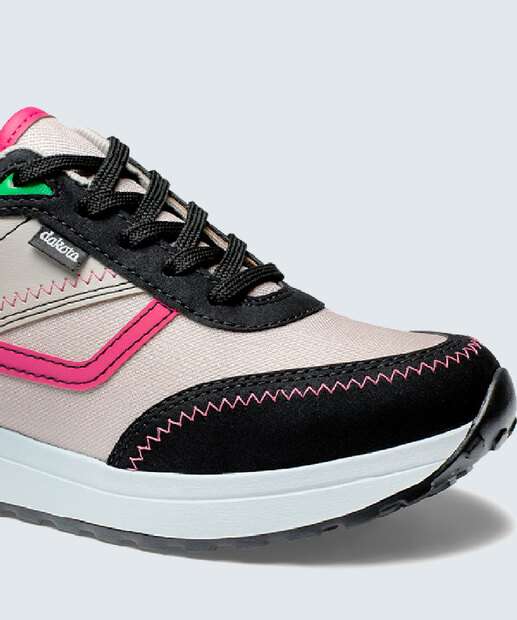 Tênis Casual Feminino Recorte Dakota