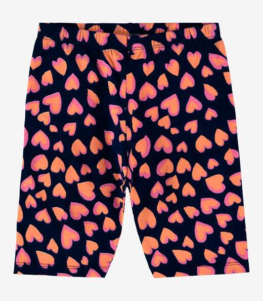 Bermuda Básica Infantil Feminina Rovi Kids Azul