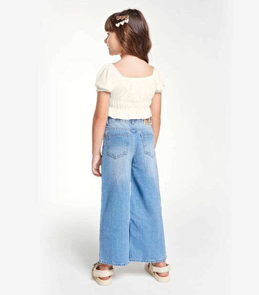 Calça Pantalona Infantil Trick Nick Azul