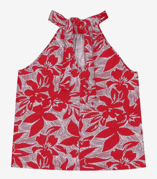 Regata Feminina em Viscotorcion Rovitex Vermelho