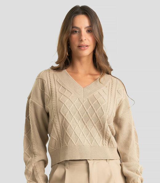 Image_Sueter Feminino Decote Em V Infinita Cor Bege