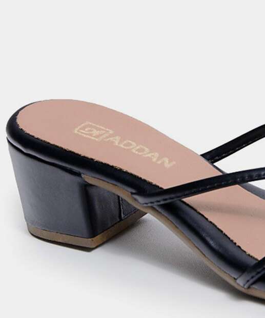 Tamanco Feminino Tiras Salto Grosso