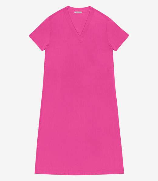 Image_Vestido Super Midi Feminino Plus Size Secret Glam Rosa