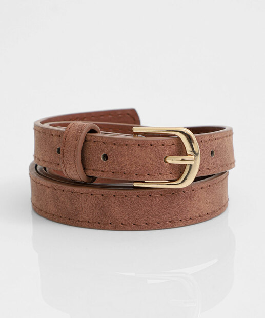 Kit 2 Cintos Feminino Fino Marisa Preto