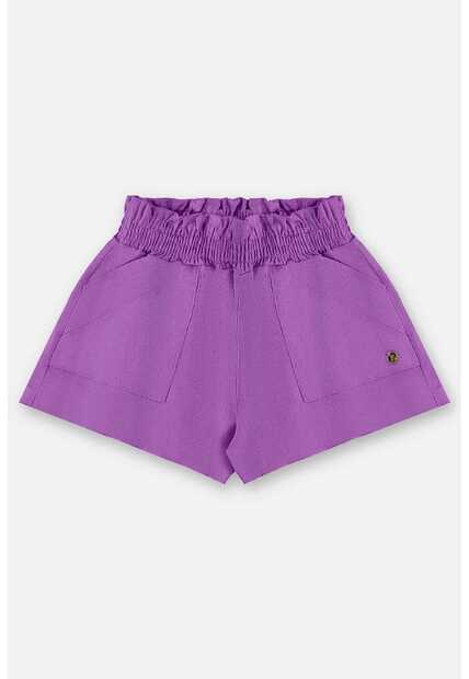 Shorts Infantil em Linho com Elastano Up Baby
