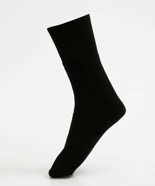 Kit 3 Pares Meias Cano Médio Masculina Esportiva 