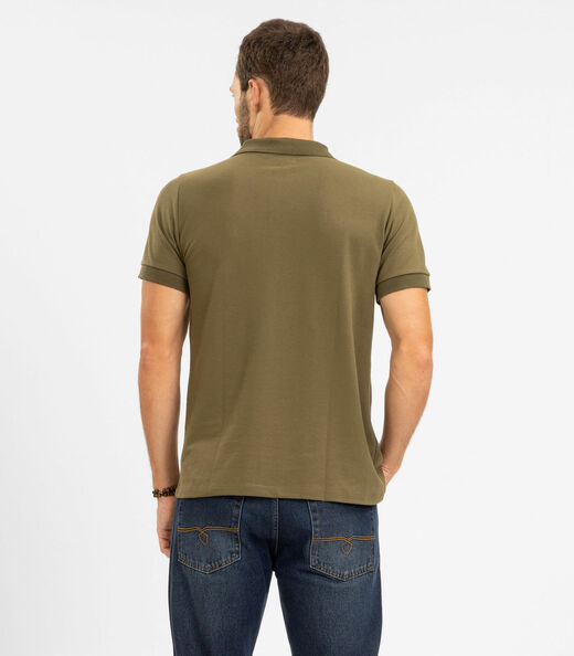 Polo Masculina Básica Diametro Verde