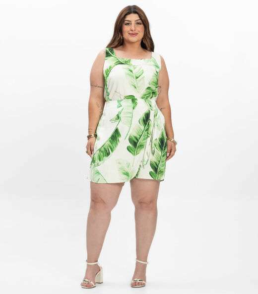 Regata Feminina Plus Size Secret Glam Bege