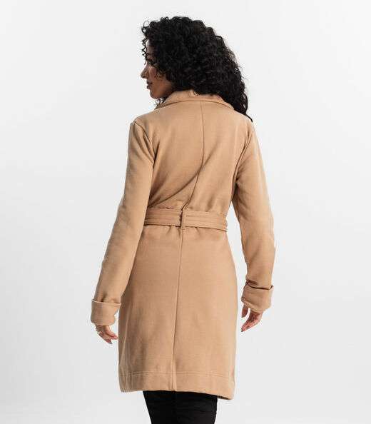 Trench Coat Feminino Rovitex Marrom