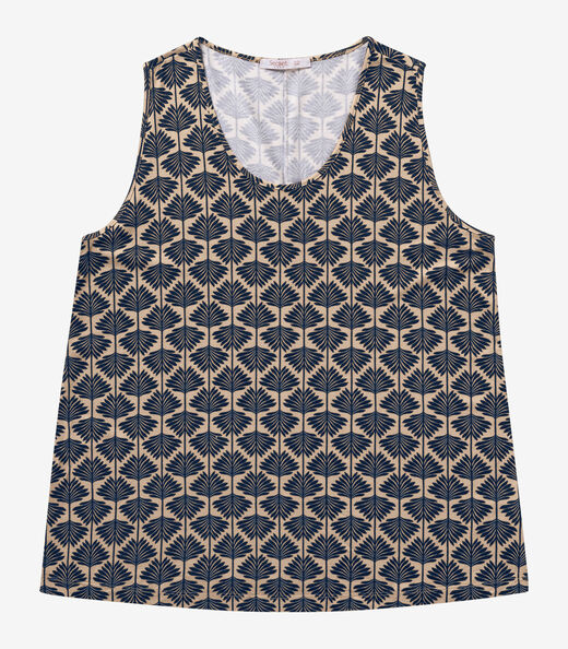 Regata Viscose Plus Size Secret Glam Marrom