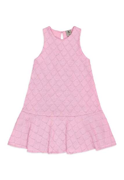 Vestido Malha Texturizada Godê Quimby
