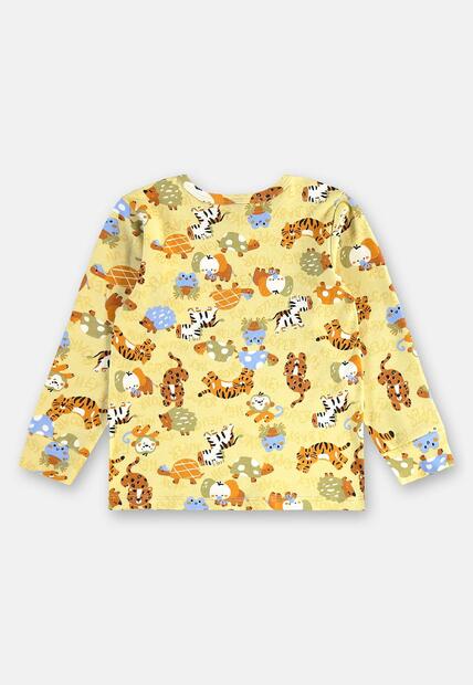 Pijama Longo Infantil Unissex Suedine Up Baby