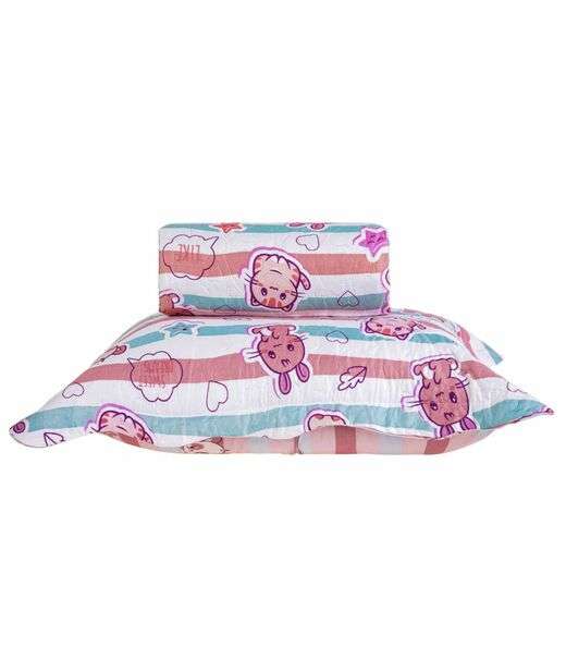 Image_Jogo Cobre Leito Dupla Face Solteiro Bene Casa Rosa