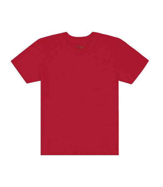 Camiseta Infantil Masculina Básica Rovitex Kids Vermelho